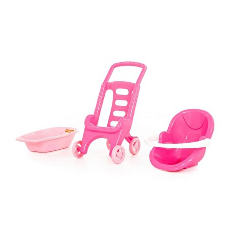 Bebek Arabası "Pink Line 3x1" (Filede)