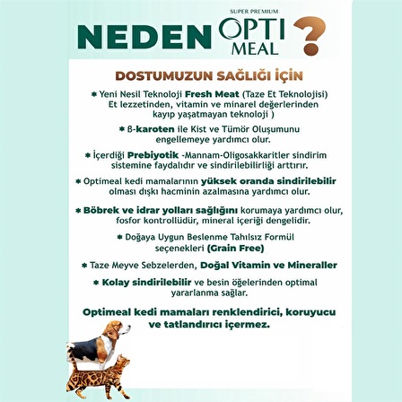 Optimeal Super Premium Hindi Etli Orta Irk Yetişkin Köpek Maması 4 Kg