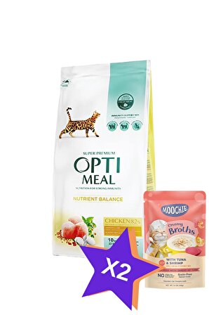 Optimeal Super Premium Nutrient Balange Tavuklu Yetişkin Kedi Maması 10 Kg