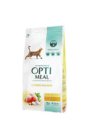 Optimeal Super Premium Nutrient Balange Tavuklu Yetişkin Kedi Maması 10 Kg