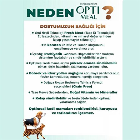 Optimeal Super Premium Hairball Control Ördek Etli Yetişkin Kedi Maması 4 Kg