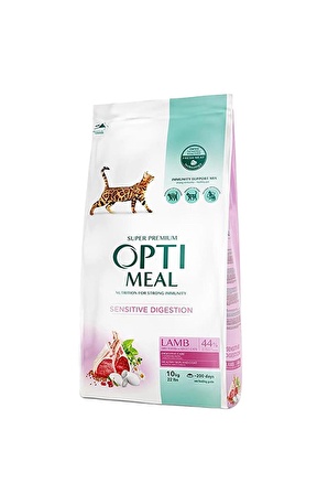 Optimeal Super Premium Sensitive Digestion Kuzu Etli Yetişkin Kedi Maması 10 Kg