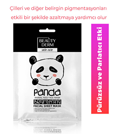 Yüz MAskesi Panda Aydınlatıcı Etki