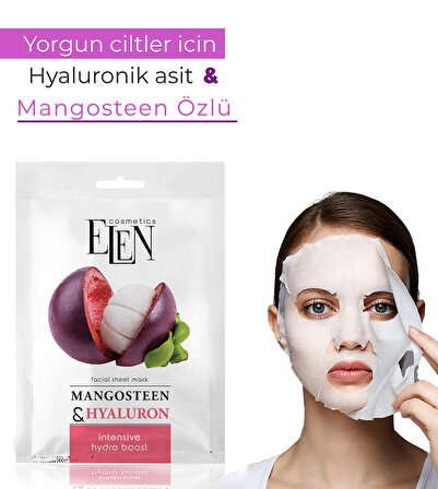 Yüz Maskesi Yoğun Mangosten&Hyaluronik Asit