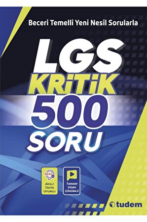 LGS 8. SINIF KRİTİK 500 SORU