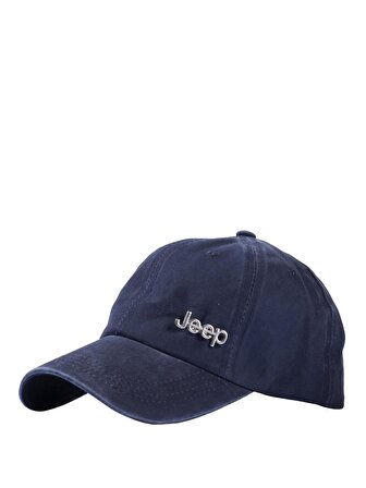 Perlotus Jeep Metal Logolu Lacivert Eskitme Beyzbol Şapka