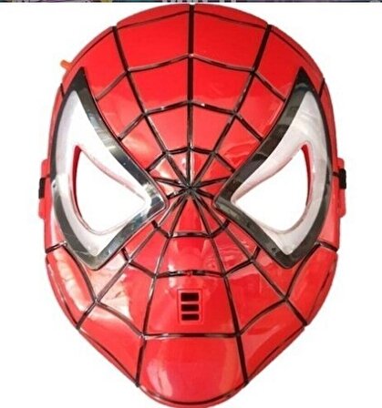 Spiderman Inanılmaz Örümcek Adam Işıklı Spiderman Maskesi Çocuk Maskesi  Işıklı Maske