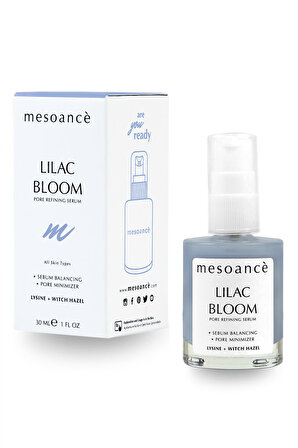 Mesoance Cilt Serumu Gözenek Sıkılaştırıcı - Siyah Nokta Önleyici Serum Lilac Bloom Pore Refining 30 ml