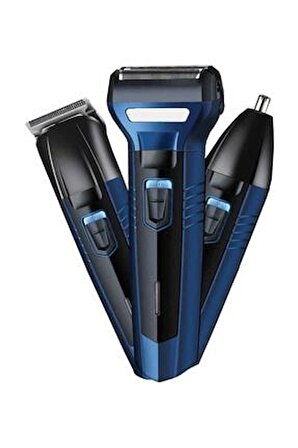 Shavingtech Kuru Çok Amaçlı Tıraş Makinesi Mavi