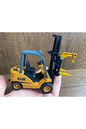 Forklift Diecast Model Iş Makinası Kırılmaz OYUNCAK FORKLİFT İNİP KALKAR