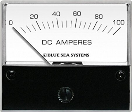 Marintek DC Ampermetre. 0-100 A. Harici şönt dahil 60x71 mm