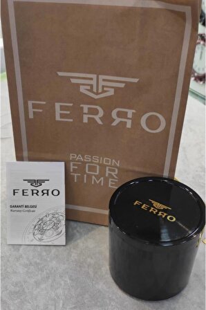 Ferro Hasır Kordonlu Gümüş/Rose Kararmaz Renk Atmaz 3 Atm  Özel Tasarım Kadın Kol Saati BFL21358-E