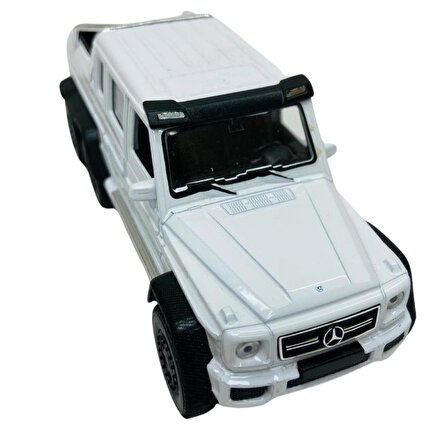 Çek Bırak Araba 1:38 Mercedes-Benz G63 Amg 6x6 - 43704 - Beyaz