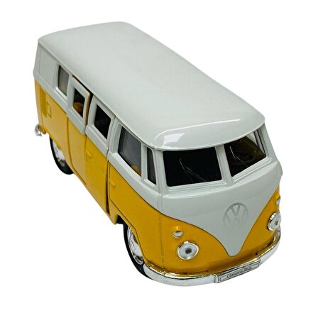 Çek Bırak Araba 1:32 Volkswagen T1 Bus - 49764- Sarı
