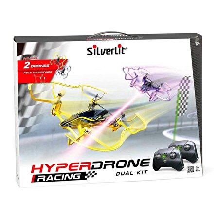 Silverlit Hyperdrone Yarış Büyük Kit 2.4G - 4Ch Gyro Çift Drone