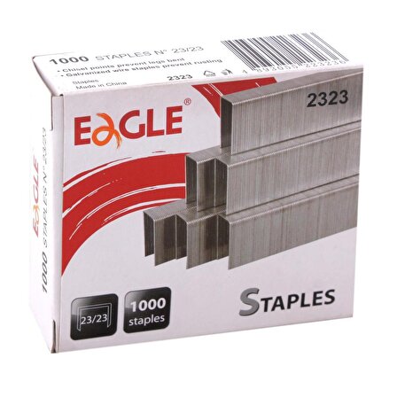Eagle 23/23 Zımba Teli Gümüş Rengi 1000 Li (2323)