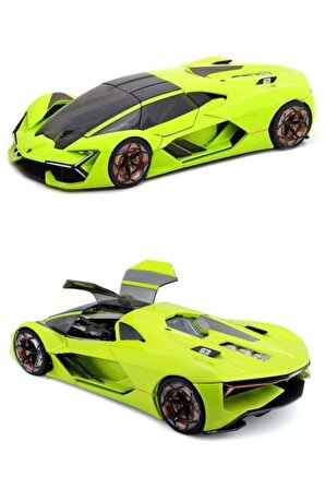 Lamborghini Tutkunlarına Özel: Terzo Millennio 1:24 Yeşil Model Araba