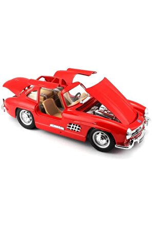 Burago 1:24 Mercedes Benz 300SL 1954 KIRMIZI Model Araba