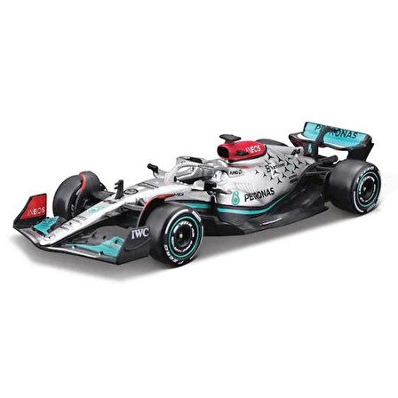 Burago Race 2022 F1 Mercedes AMG W13 Lewis Hamilton Scale 1:43