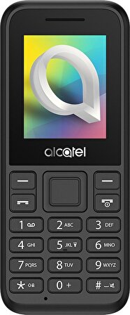 Alcatel 1066G Siyah 4 MB Ram 1.8 İnç Tuşlu Telefon