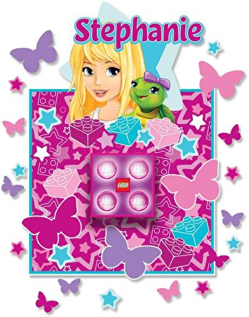 LEGO Friends Stephanie Led Night Light with Wall Decals