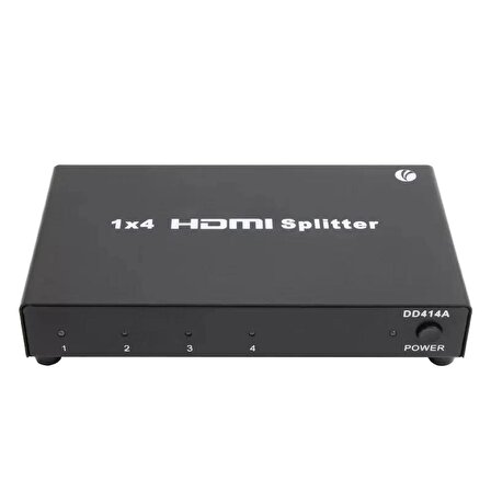 Vcom Dd414A 1 4 Port 1.4V 1080P Metal Hdmi Splitter / Vcom