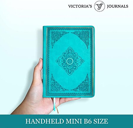 Victoria's Journals Vintage Old Book Defter Çizgili 12x17 cm