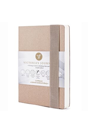 Victoria's Journals Copelle 14*21 cm. 120 Yp. Bullet Journal - Noktalı Defter-Dolmakalem Defteri
