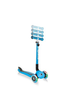 Globber Scooter/Go Up Deluxe Işıklı Teker/Mavi
