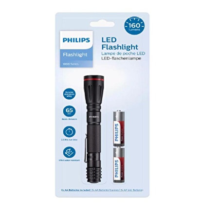 Philips SFL1001P/10 Led El Feneri 160 Lumen Pilli IPX4 Suya Dayanıklı