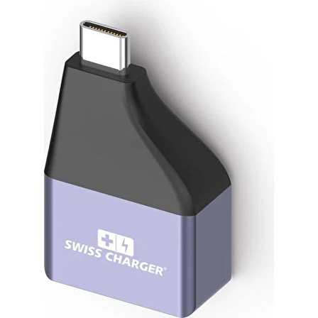 Swiss Charger Type-C - VGA Görüntü Aktarım Adaptörü SCV-30051