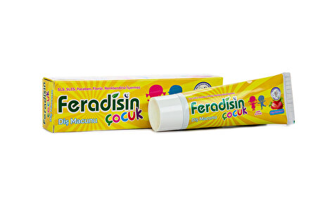 Feradisin Çocuk Diş Macunu - Doğal Çilek Aromalı