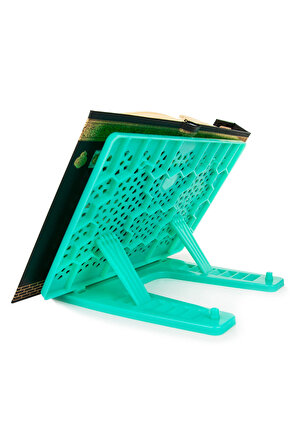 Plastik Rahle - Pratik Rahle - Masa Üstü Rahlesi - Kitap Okuma Standı - Açık Yeşil Renk