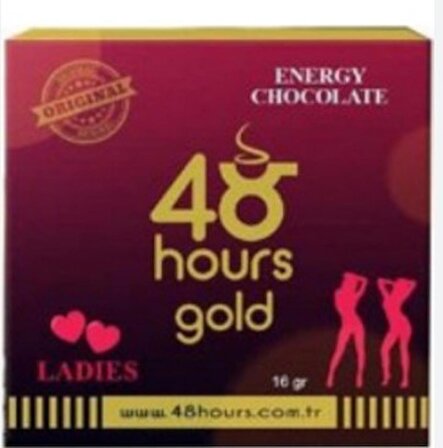 48 Hours Gold Ginseng Lady Çikolata 12 Adet