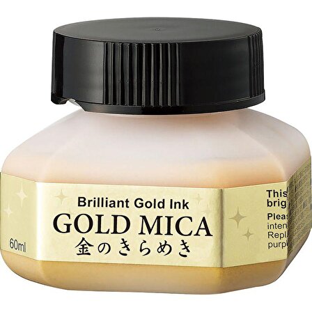 Zig Gold Mica Metalik Altın Mürekkep 60ml BA301-6