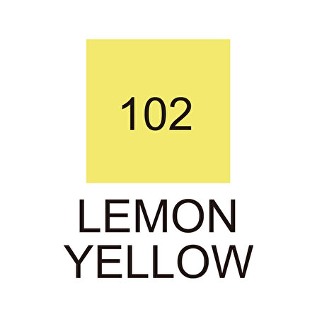 Zig Kurecolor Kc3000 Twin S Marker Kalem 102 Lemon Yellow