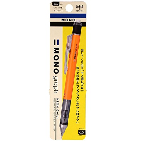 Tombow Mono Graph Versatil Kalem Neon Turuncu