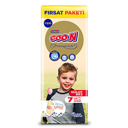 Goon Külot Bez Premium Soft 7 Beden 36'lı 18-30 Kg
