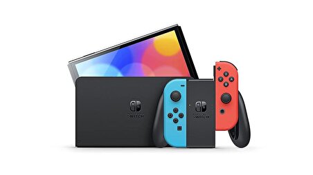 Nintendo Switch Oled Oyun Konsolu Kırmızı-Mavi - G