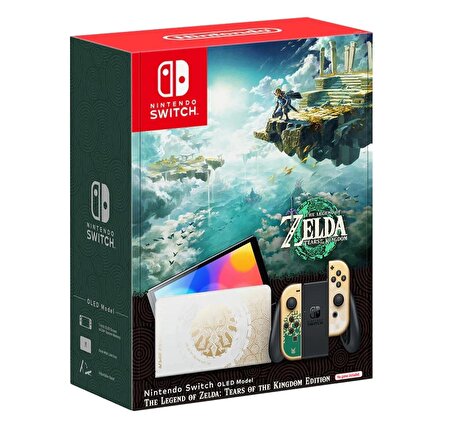 Nintendo Switch Oled Zelda : Tears of the Kingdom Edition Oyun Konsolu (İthalatçı Garantili)