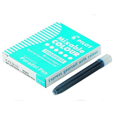 Pilot Parallel Pen Cartridge Turquoise