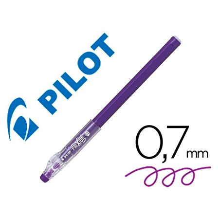 Pilot Frixion Ball Stick Roller Silinebilir Jel Kalem 0.7 mm Mor F12-V