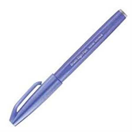 Pentel Brush Sign Pen Fırça Uçlu Kalem Blue Violet