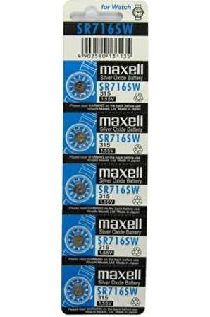 Maxell Sr-716Sw-315 10lu Paket Pil
