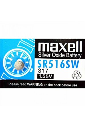 Maxell Sr-516Sw Lityum 10lu Paket Pil