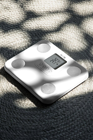 Bc 730 White Innerscan Akıllı Dijital Tartı | Yağ, Sıvı, Kas, Kilo Ölçer Vücut Analiz Tartısı