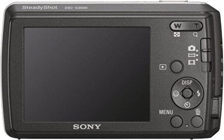 Sony Cyber-shot DSC-S3000 Kompatkkamera (10,1 megapiksel) Siyah