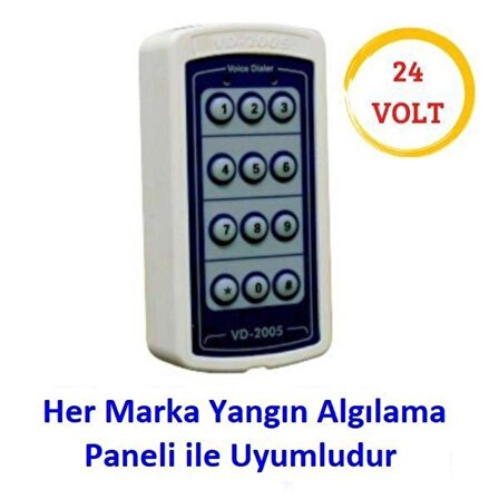  Electrosec VD-2005 SMD 24 Volt Telefon Arama Modülü (Tüm Yangın Algılama Panelleri İle Uyumludur) 
