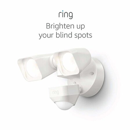 Ring Akıllı Aydınlatma - Kablolu, Dış Mekan Hareket Sensörlü Işık, Beyaz
