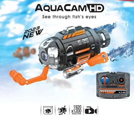 Uzaktan Kumandalı Mini Aqua HD Led Işıklı Denizaltı Aracı